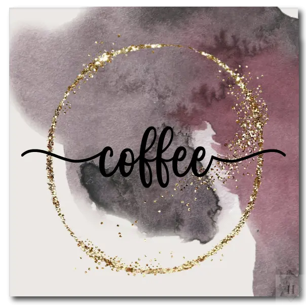 Dekorations flise - purple coffee (11x11cm) Moodtiles