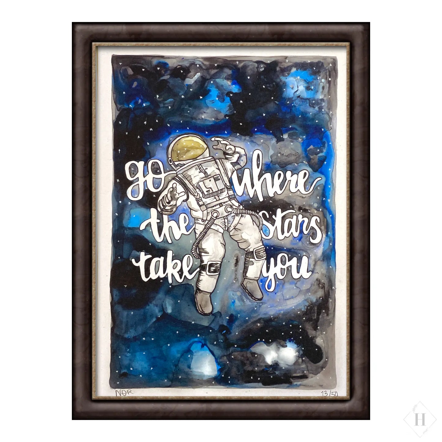 Statement plakater - Go where the stars take you Nanna Nør