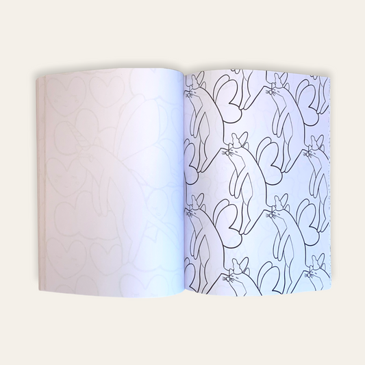 Malebog - gentagne mønstre Haandskrevne