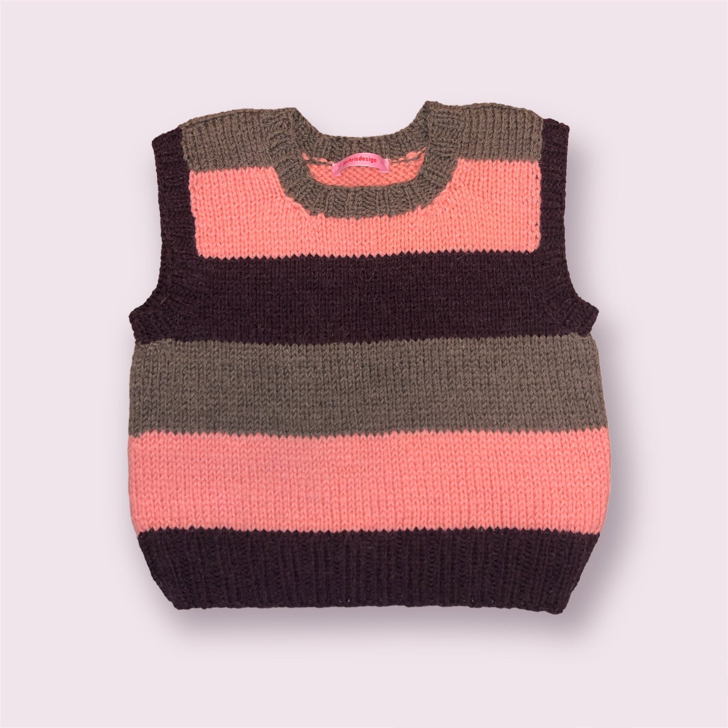 Strikket vest/slipover Jo C