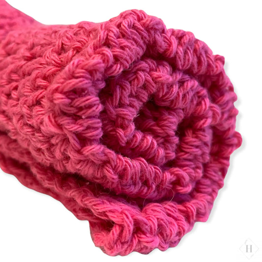 Hæklede klude m/læderstrop Unika Nord