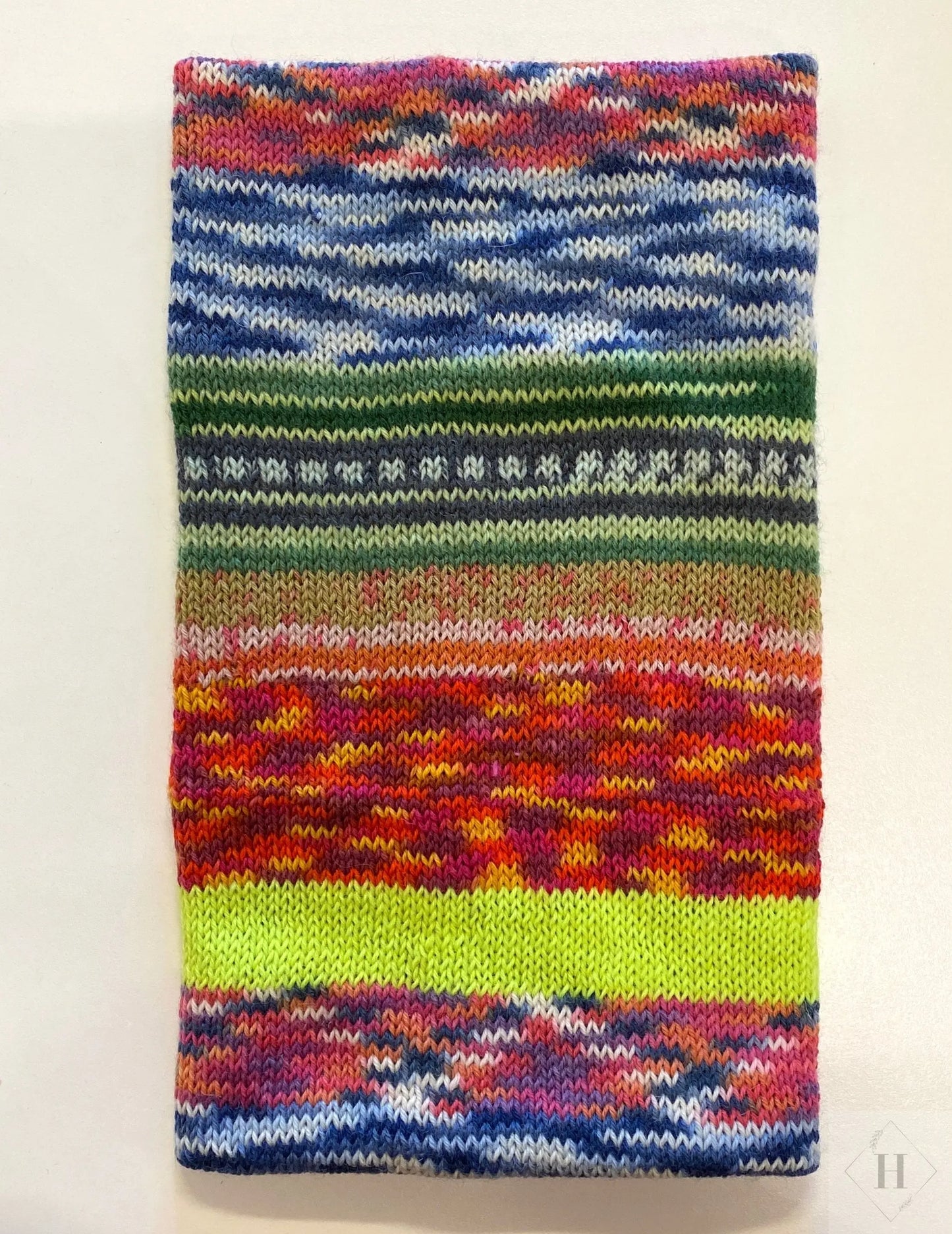 Strikket halsrør str L Dyppel Design