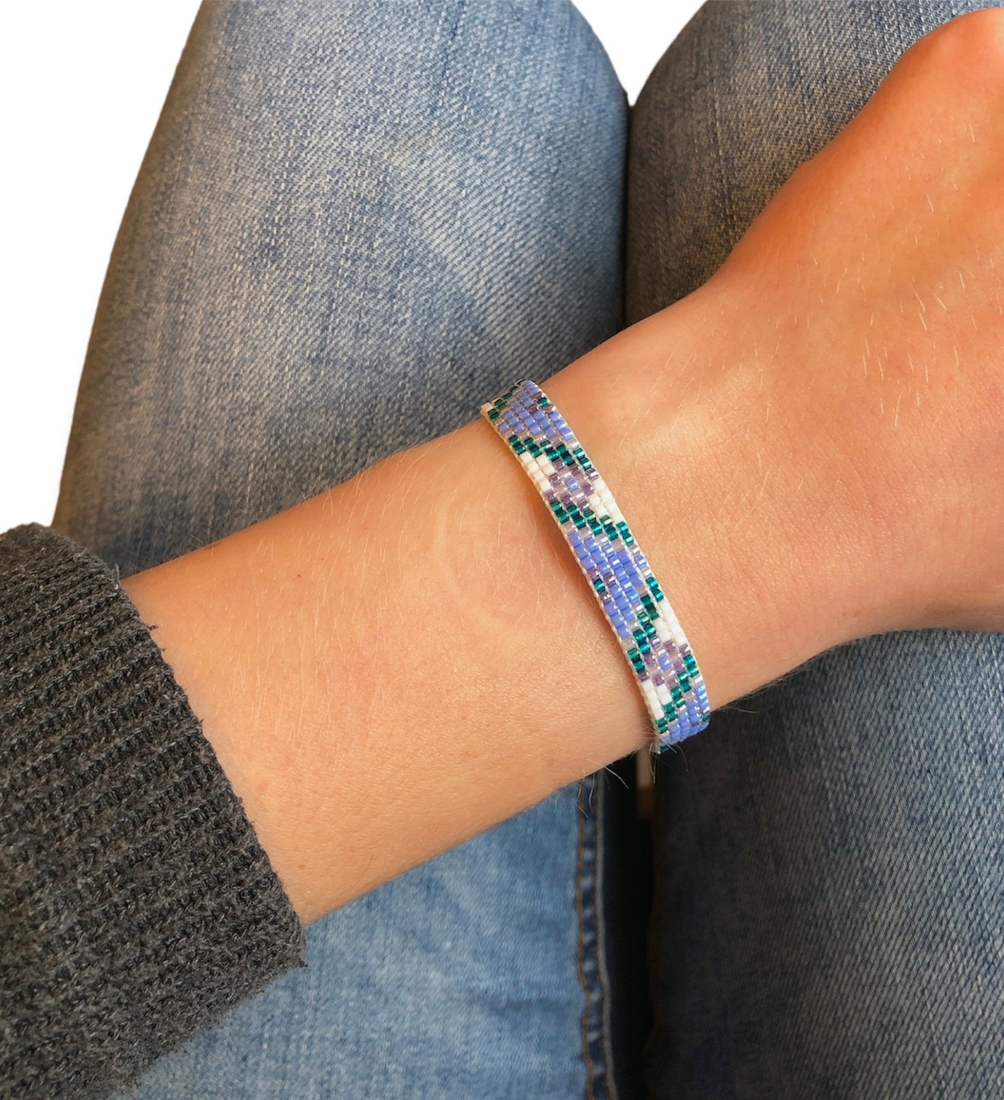 Armbånd af miyuki perler Sara Engel