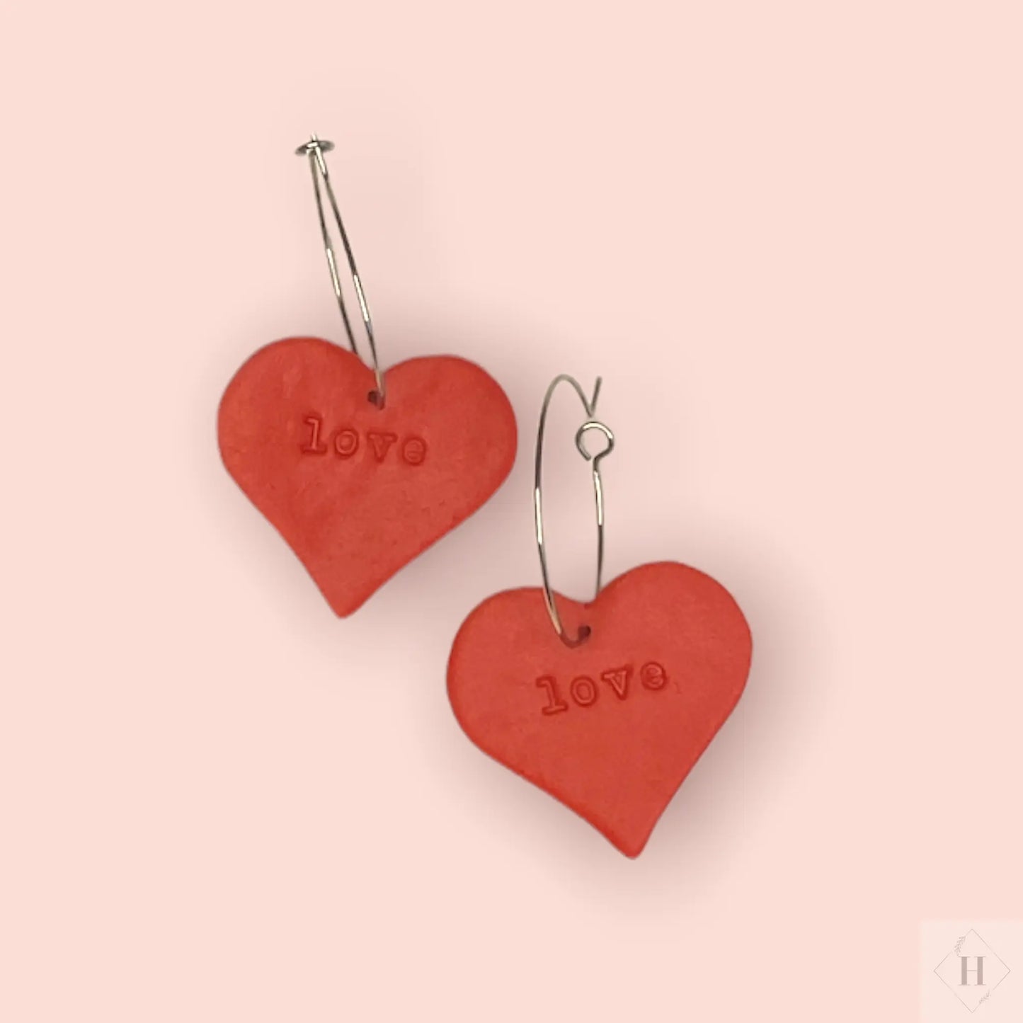 Hjerte øreringe Creatrivi