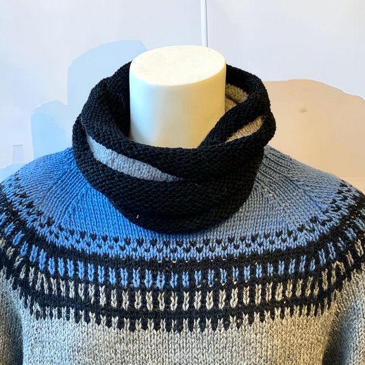 Cowl i crepe/uld Jo C