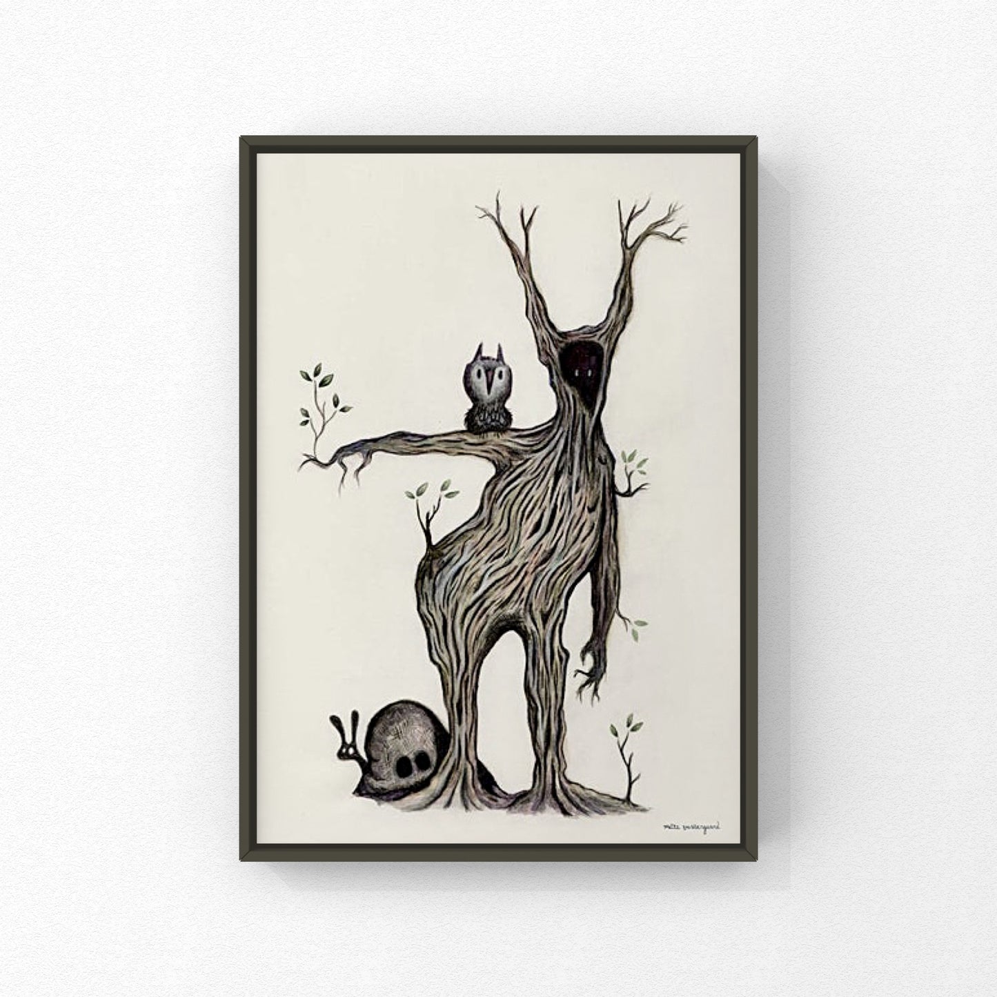 Kunstprint - Mr Quirky Mette Vestergaard