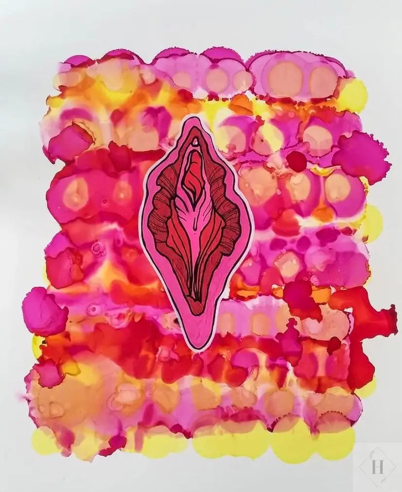 “Yoni 1” alcohol inc og posca A3 Fie Samson