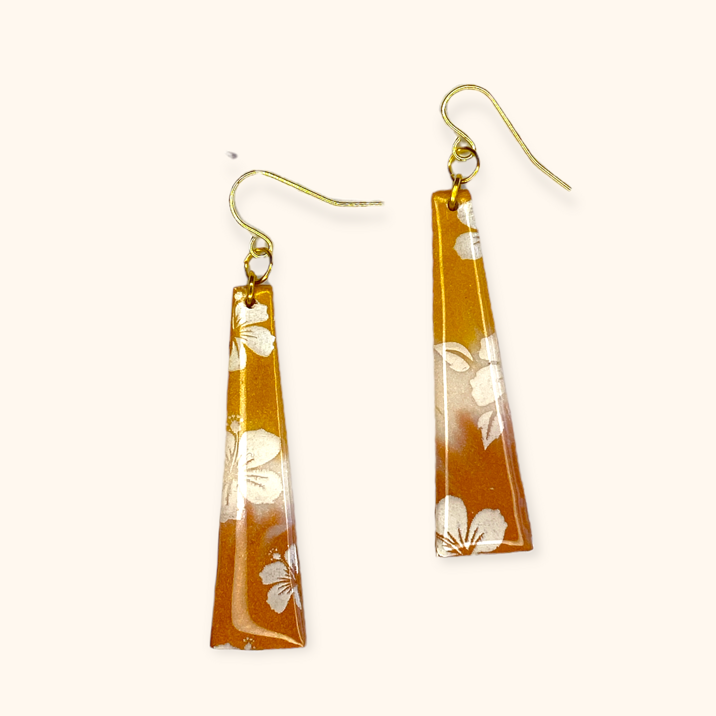 Copper ‘n Gold - dangle med blomster Handmade Hygge