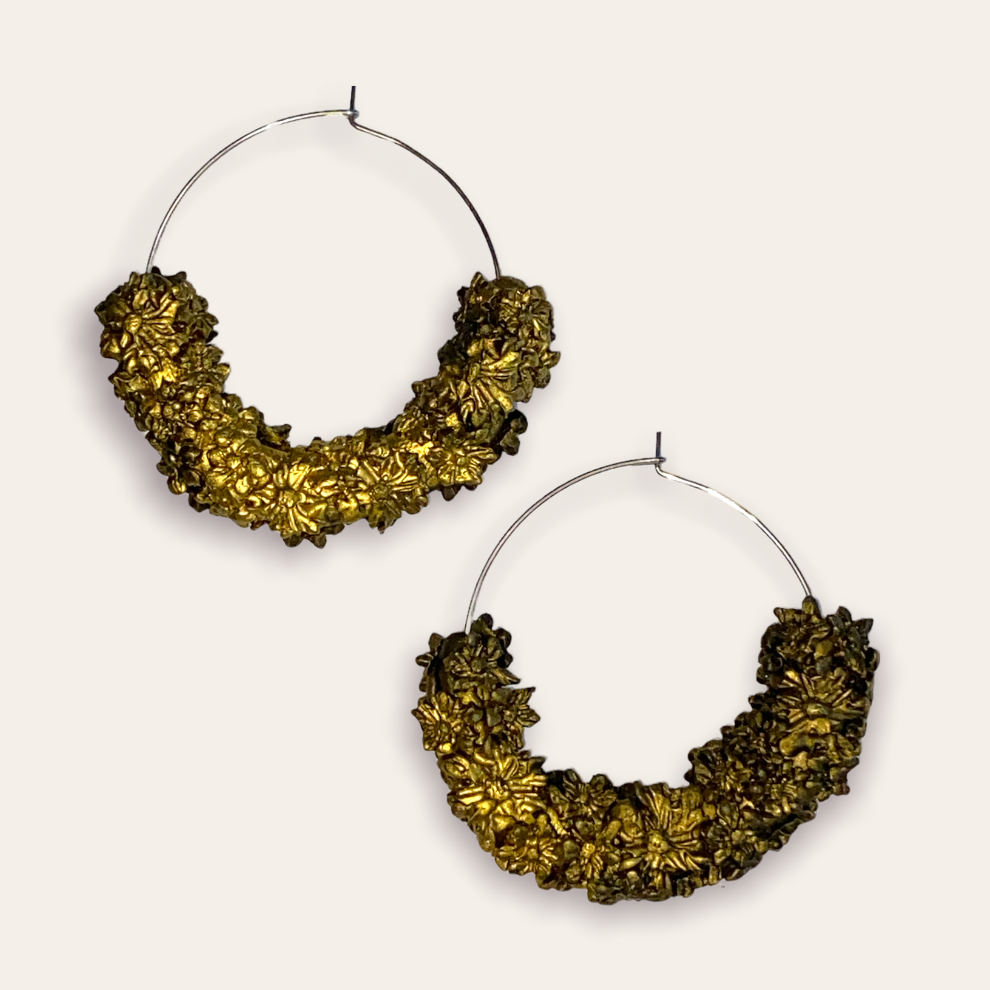 Øreringe vintage flowers Øjenguf