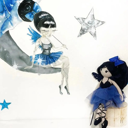 Hækleopskrift - Little angle Anne Bang