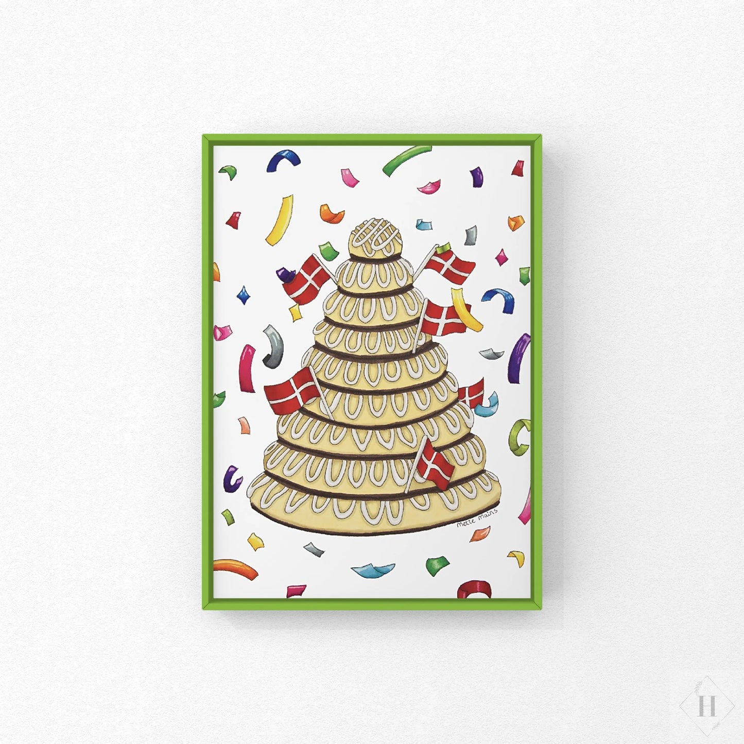 Kageopsats - kort Mette Mains