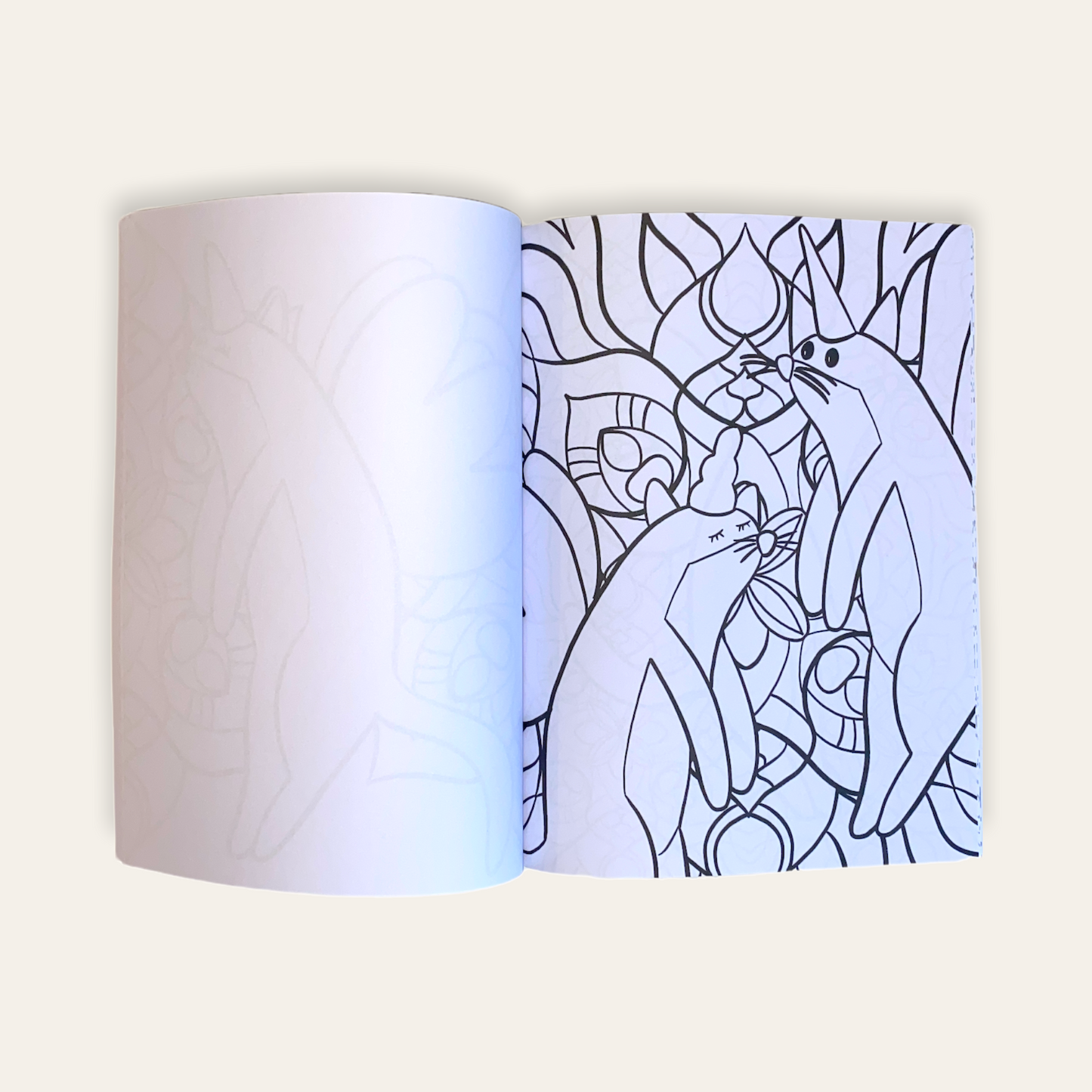 Malebog - mandala mønstre Haandskrevne