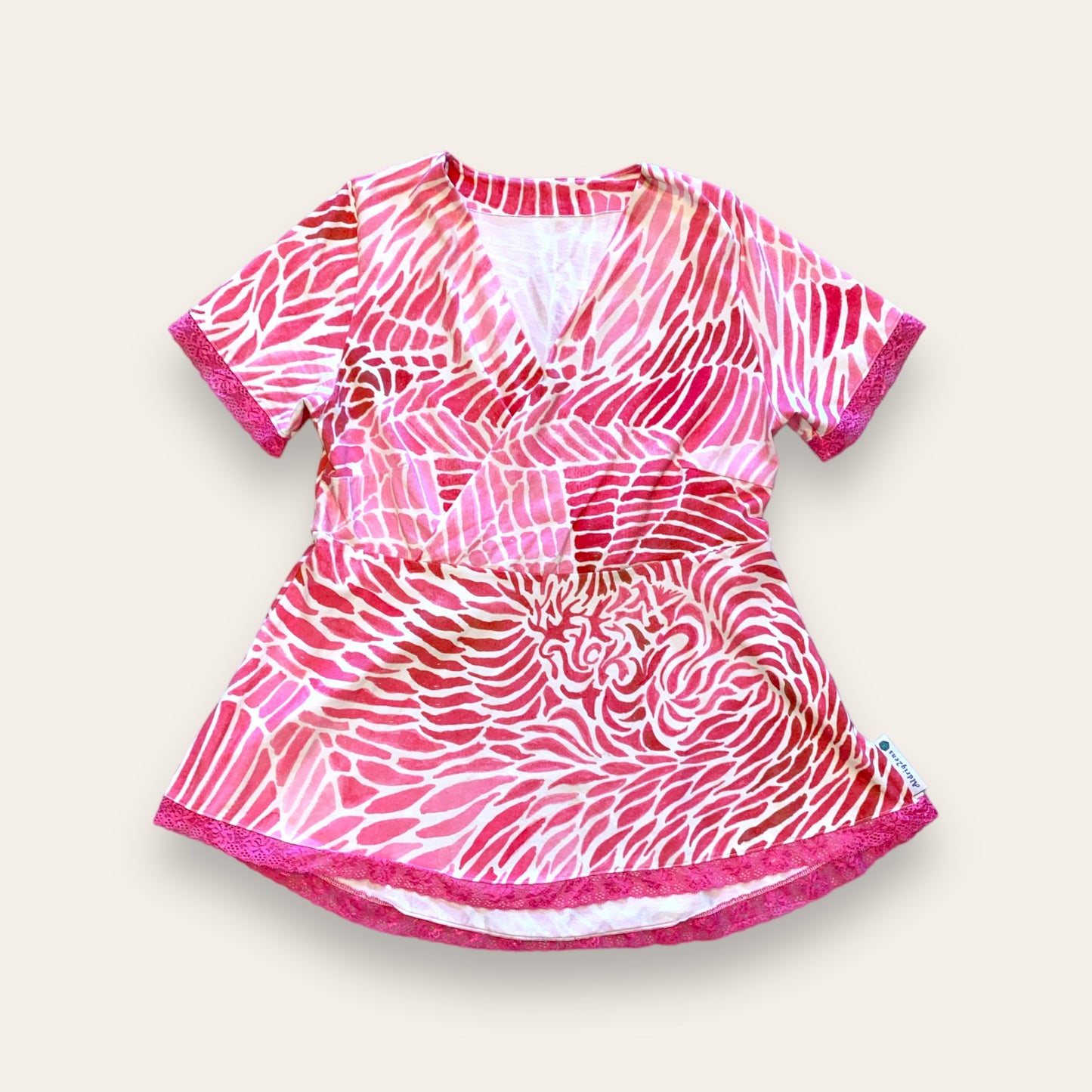 Tshirt m/ blondekant Aldrig2ens