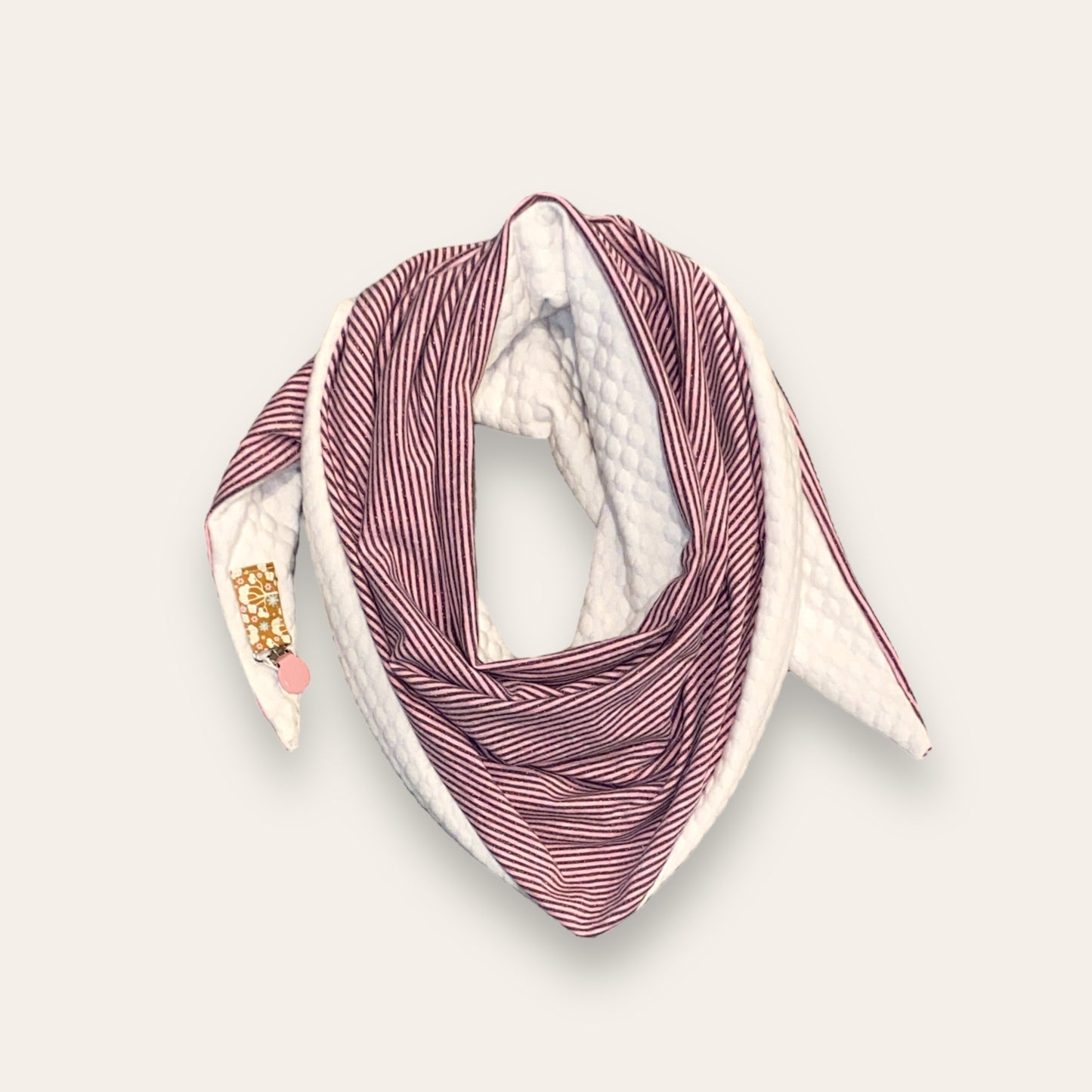 Tørklæde - lyserød glimmer Aldrig2ens