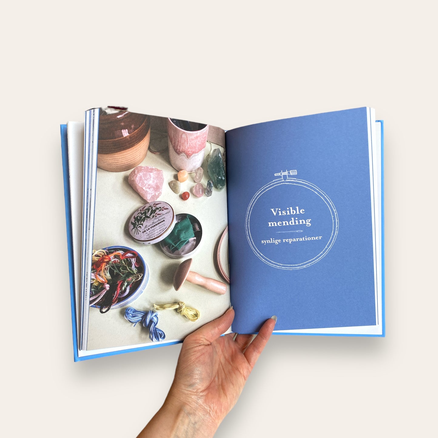 Lille klode - en introduktion til broderi og visible mending Håndlavet af