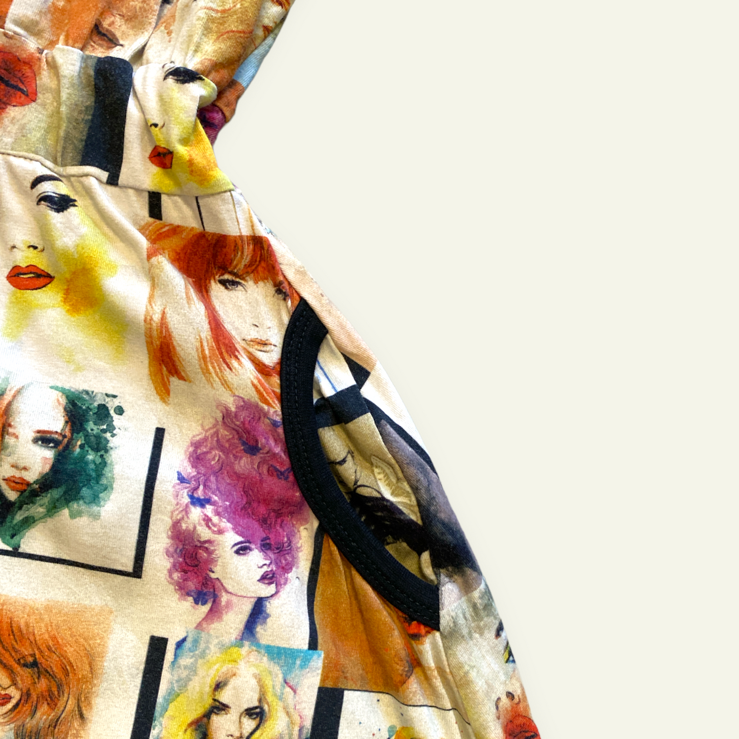 Kjole med ansigter Aldrig2ens