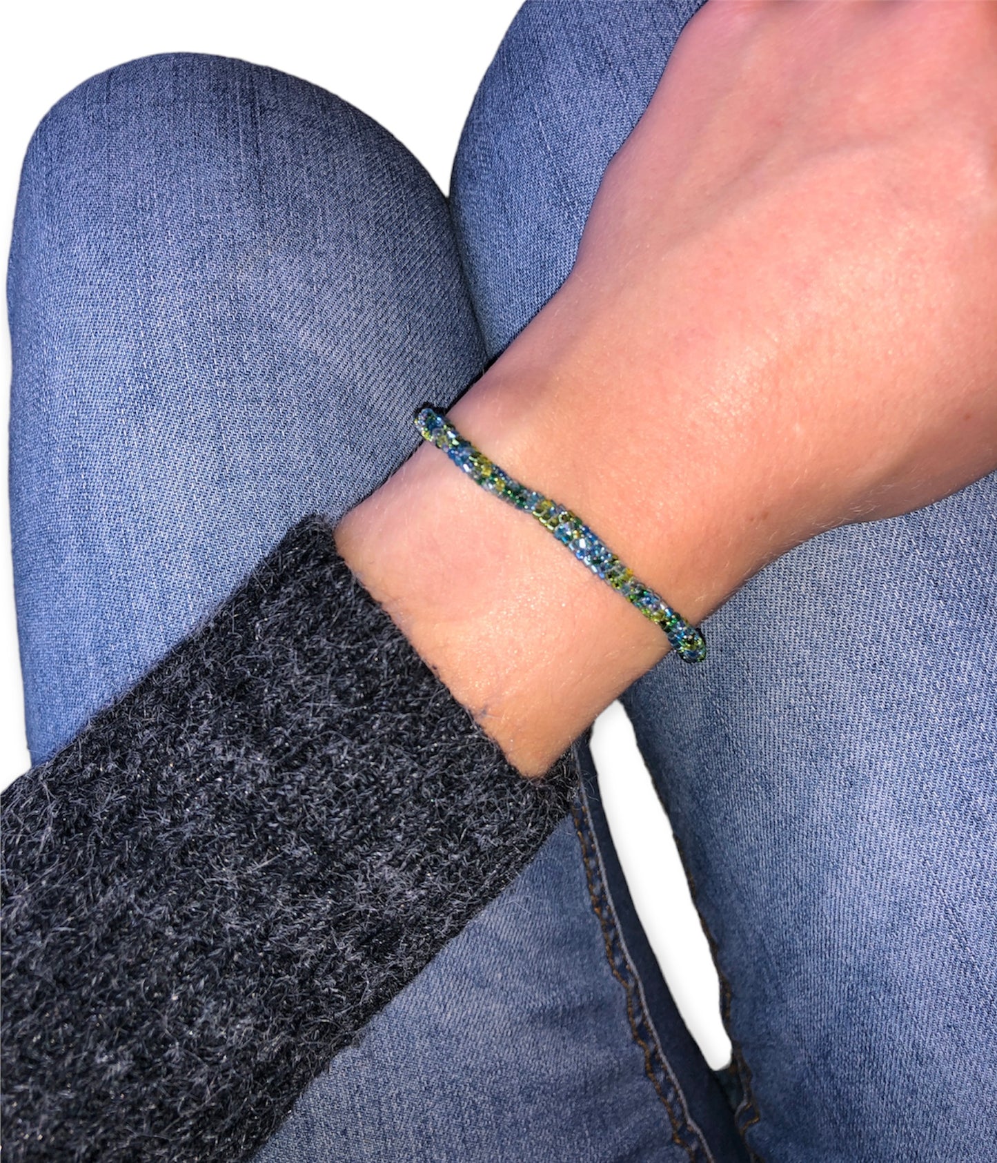 Armbånd af miyuki perler Sara Engel