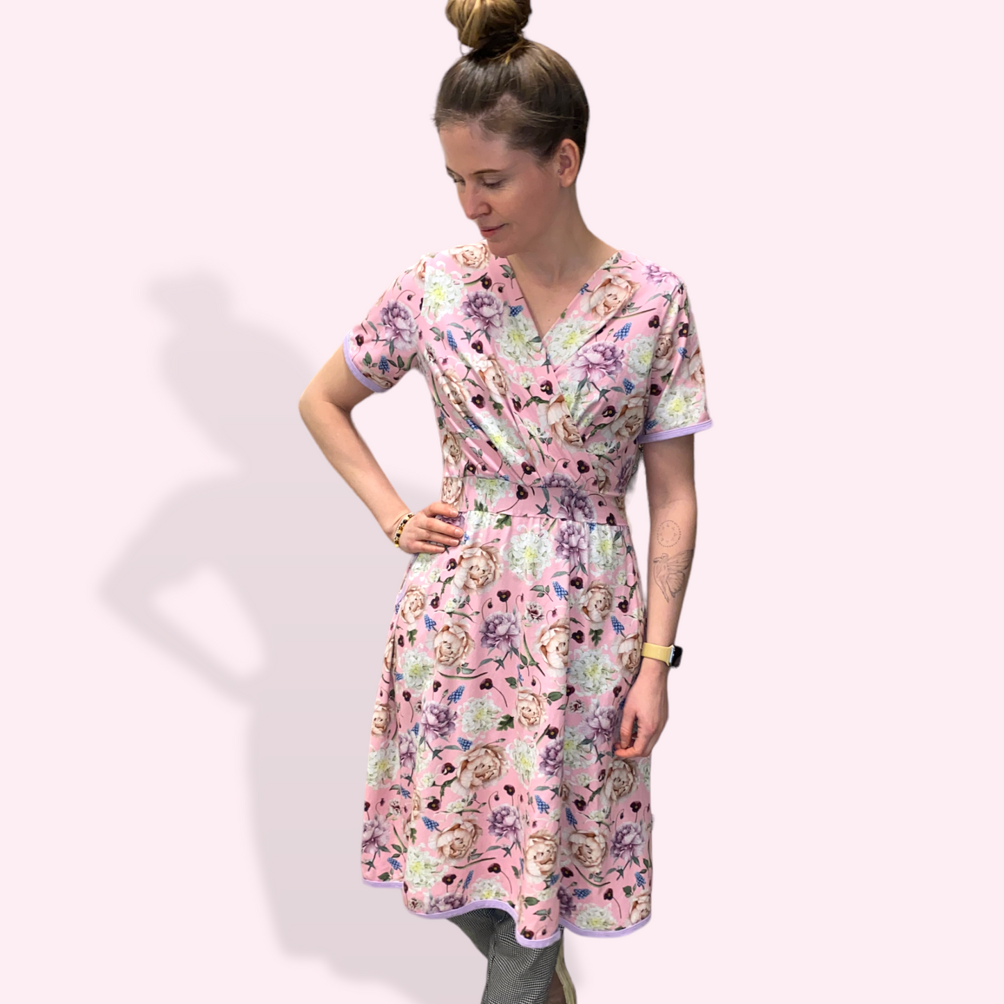 Kjole med blomster Aldrig2ens