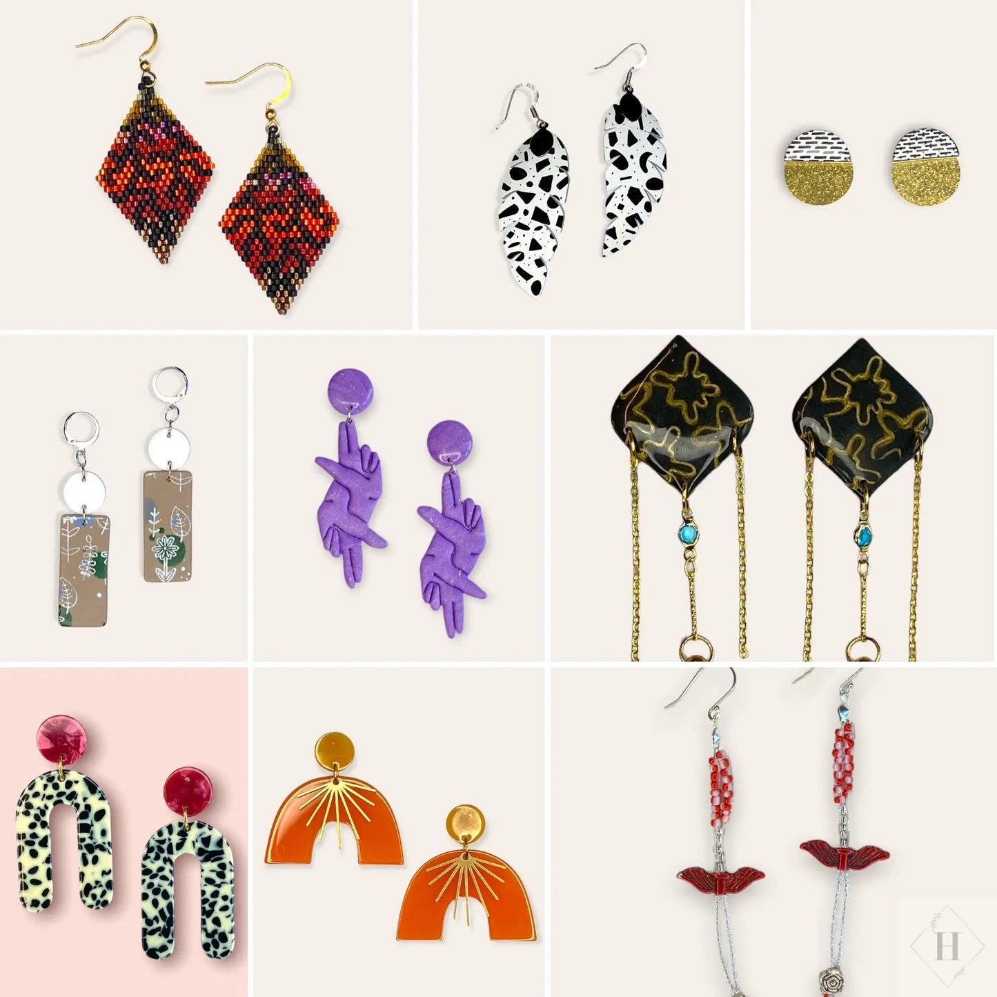 Abonnement på øreringe Håndlavet af