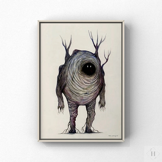 Kunstprint - Mr. Burl Mette Vestergaard