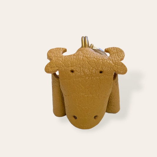 Læder nøglering - bøffel (flere varianter) Unika Nord