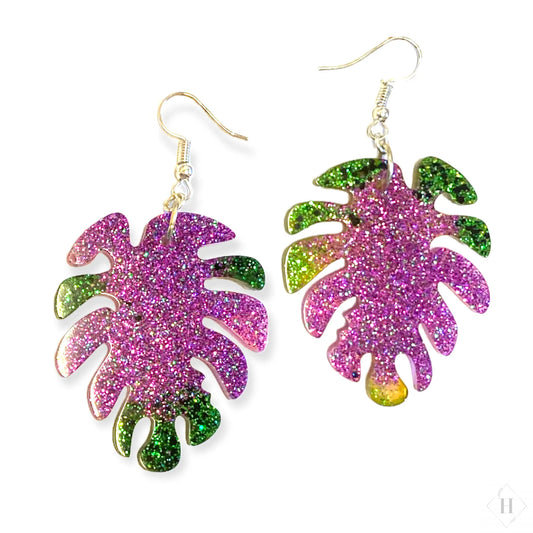 Monstera ørehængere Øjenguf