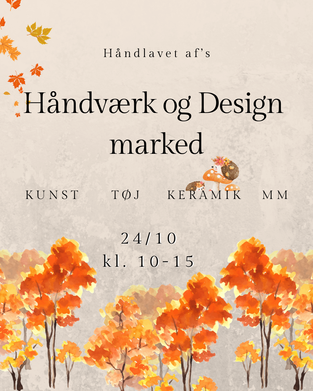 Håndværk og Design Marked - the basics
