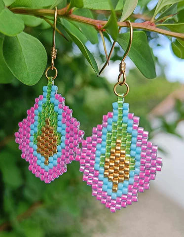 øreringe i miyukiperler