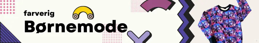 Farverigt børnetøj fra KreAmanda Håndlavet af