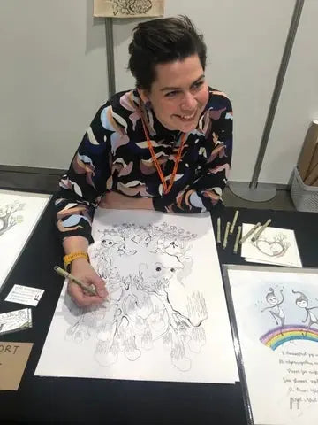 Mette Vestergaard illustrationer Håndlavet af