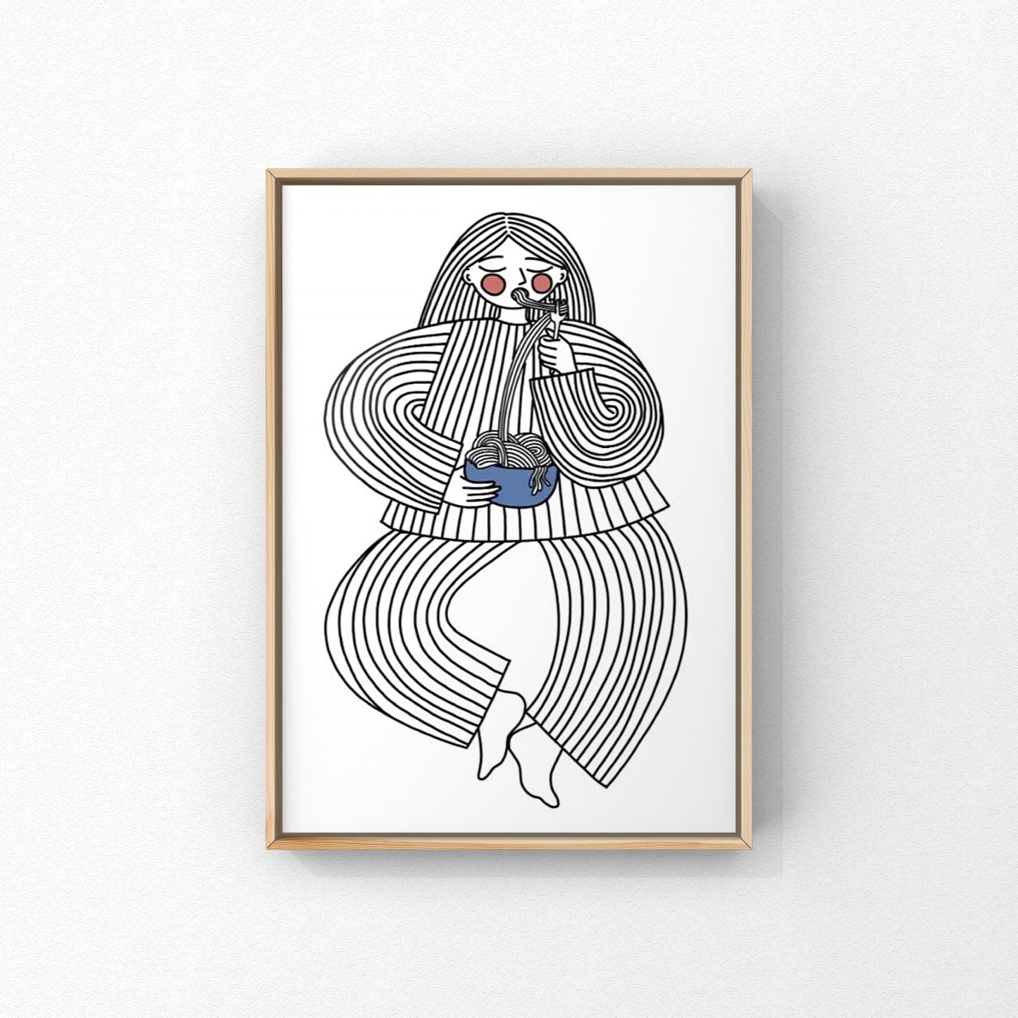 Kunstprint - Spisetid