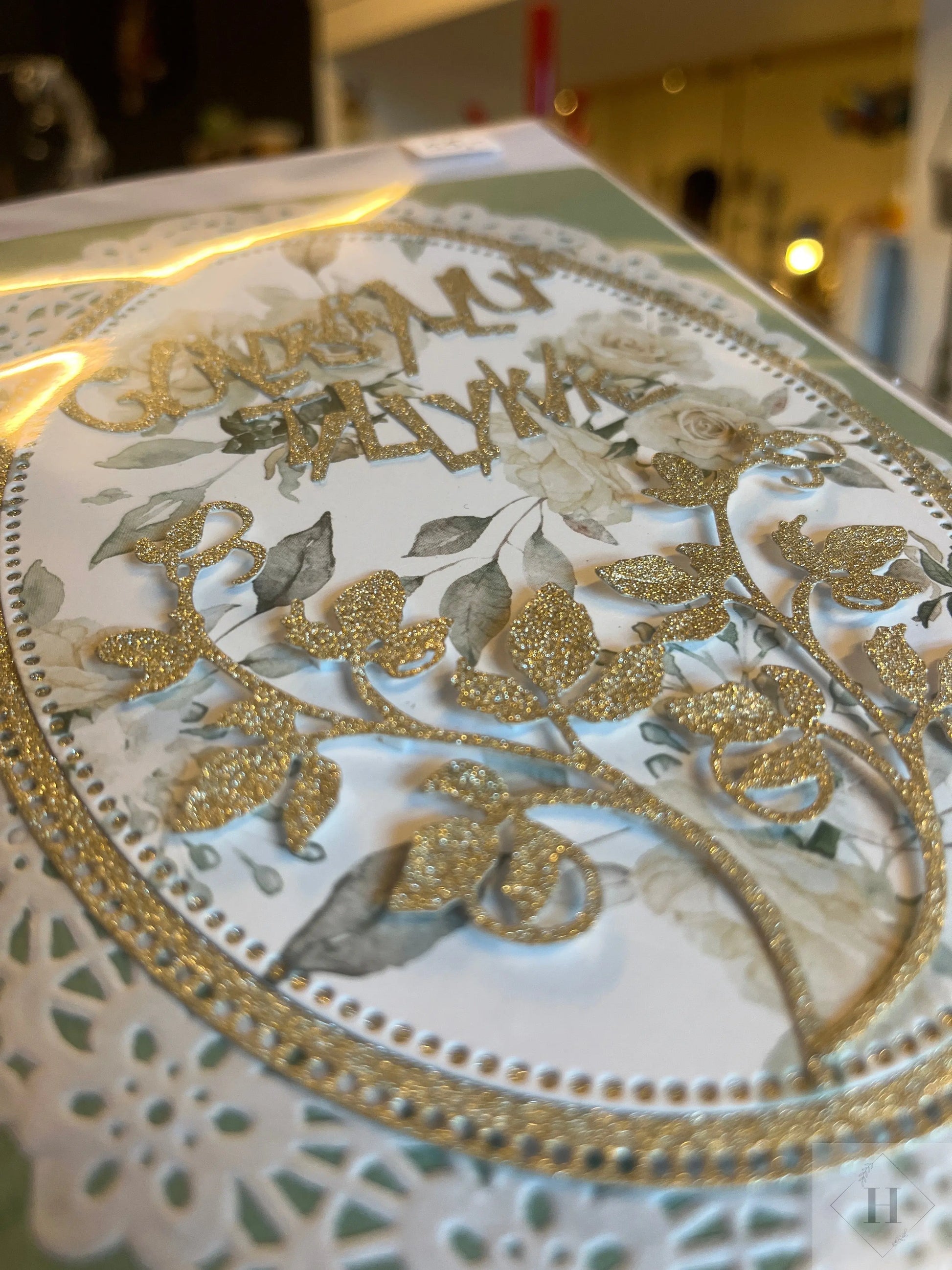 Guldbryllup - kort Helle Vang