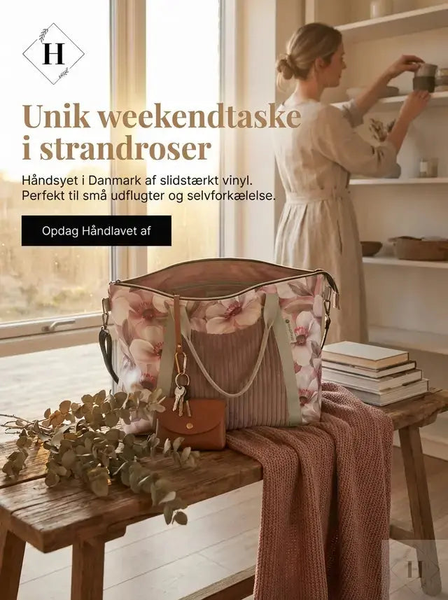Weekend taske - strandroser Aldrig2ens