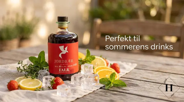 Jordbærlikør, 25% VOL., Årgang 2025