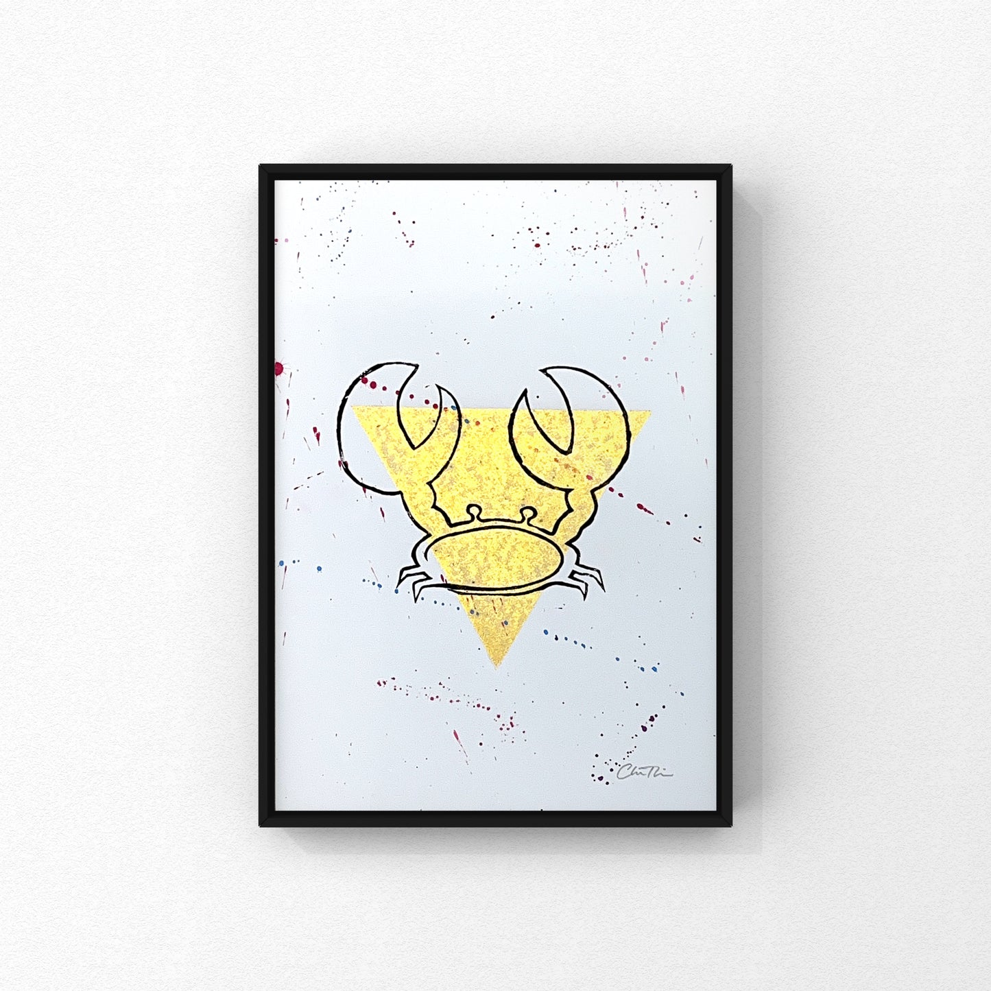 Stjernetegn A4 linoleumstryk