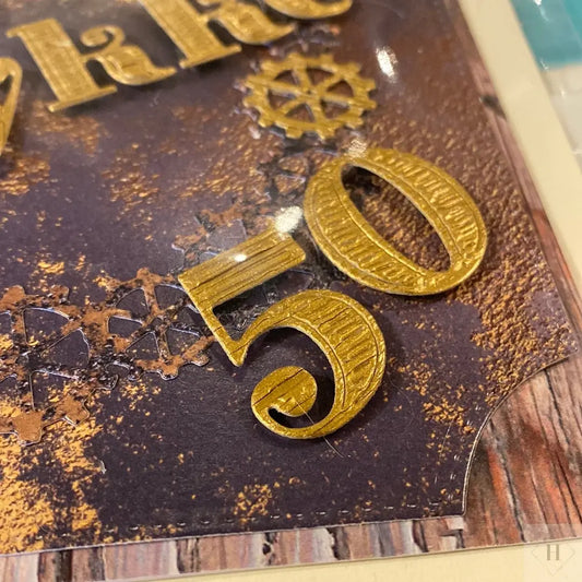 Fødselsdag 50 år - kort Helle Vang