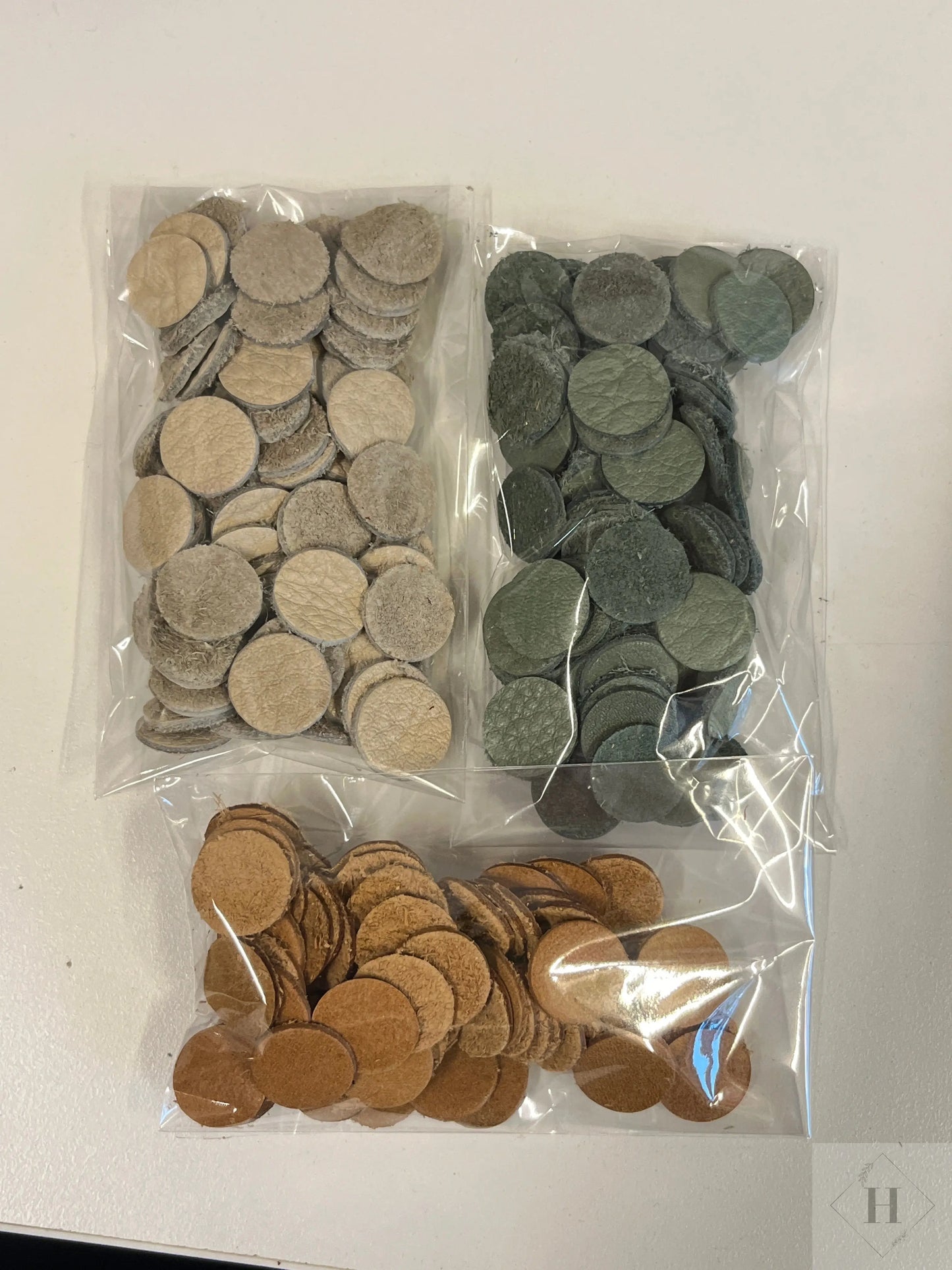 DIY - kogler/kugler i læder (sæt med 3stk Unika Nord