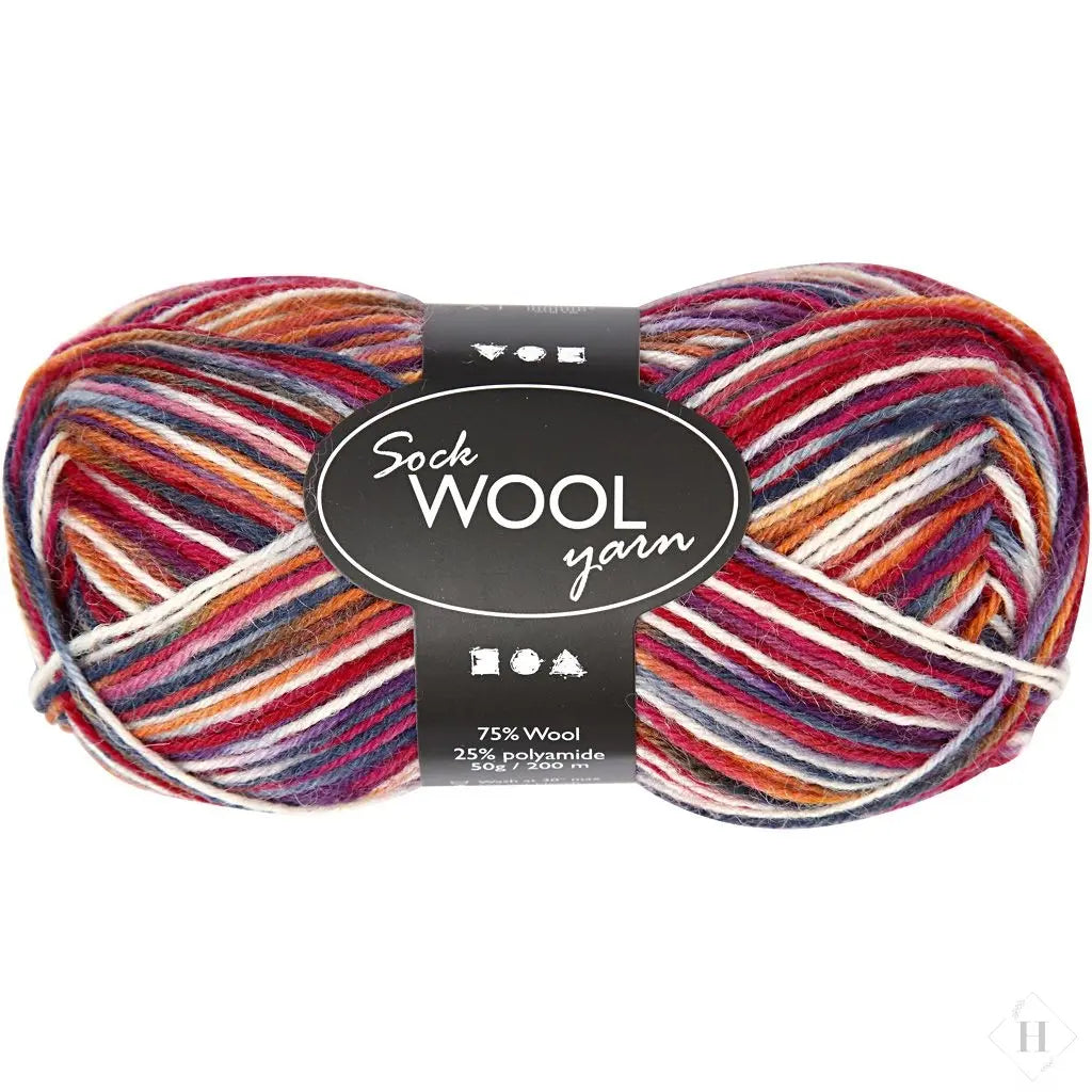 Premium Strømpegarn - 75% Uld 25% Nylon - Superwash Håndlavet af