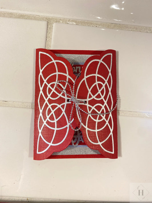 Sølvbryllup - kort Helle Vang