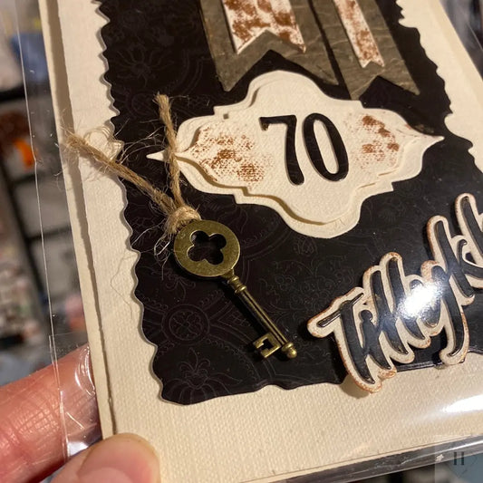 Kort til 70års fødselsdag Helle Vang