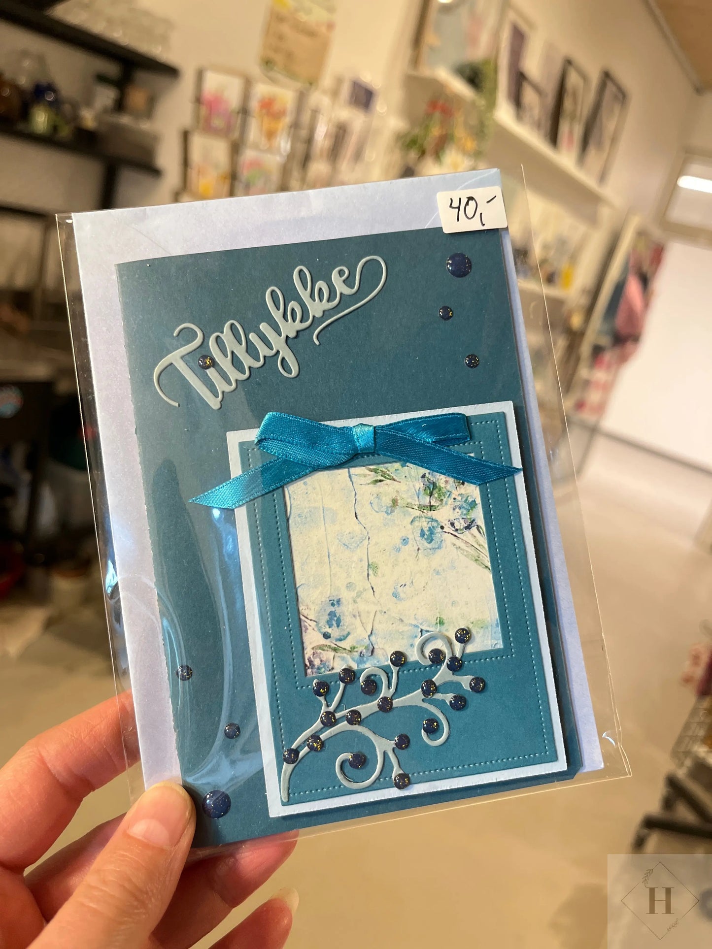 Tillykke - kort Helle Vang