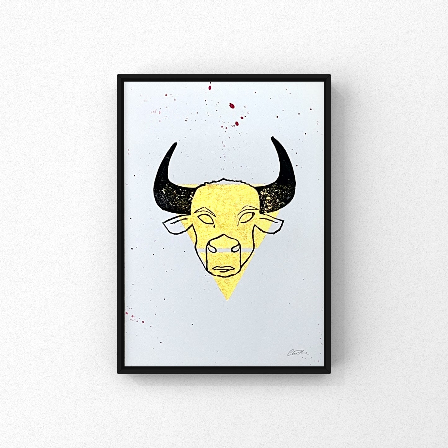 Stjernetegn A4 linoleumstryk