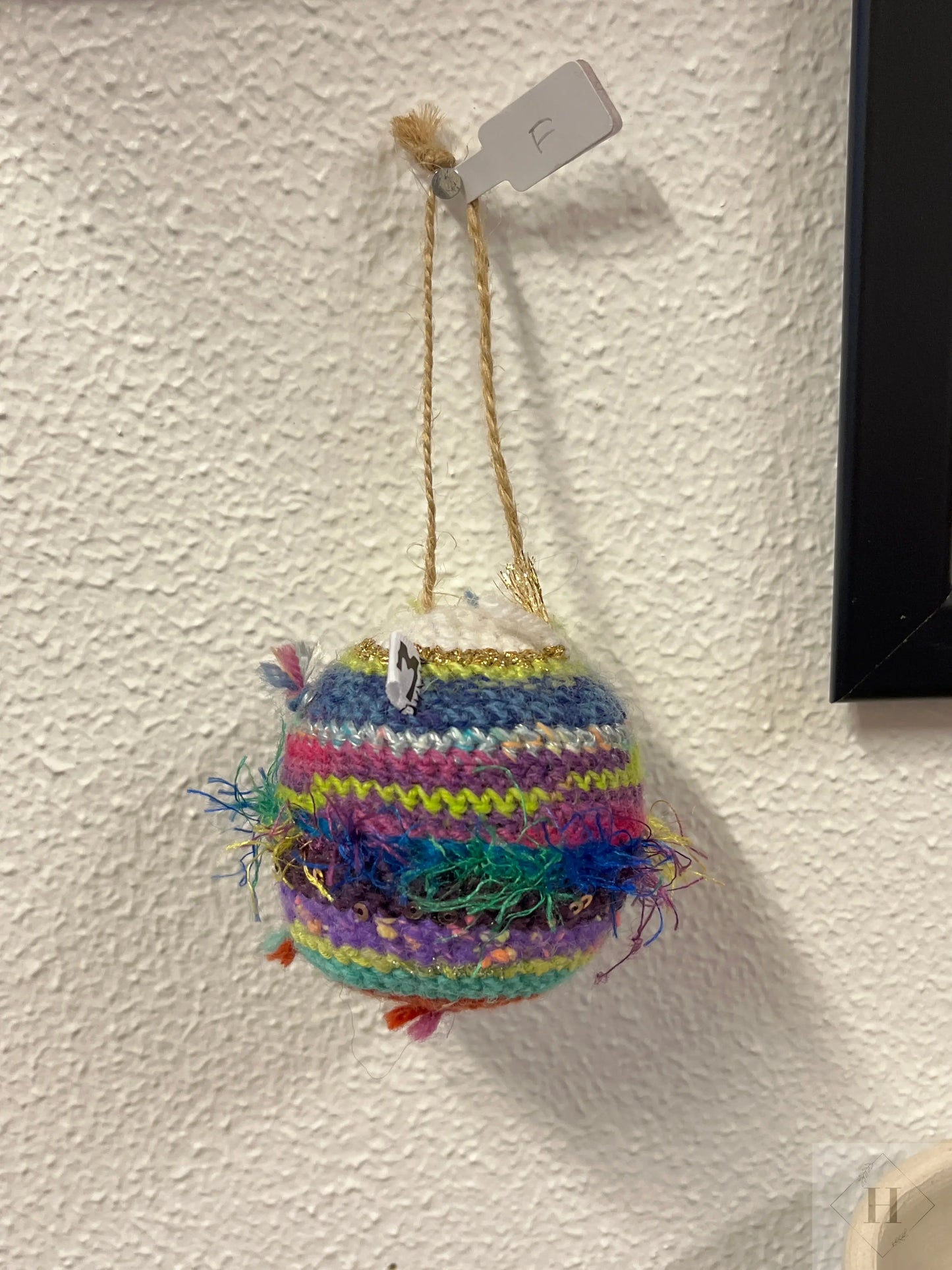 Hæklede farverige ophæng Møhlde