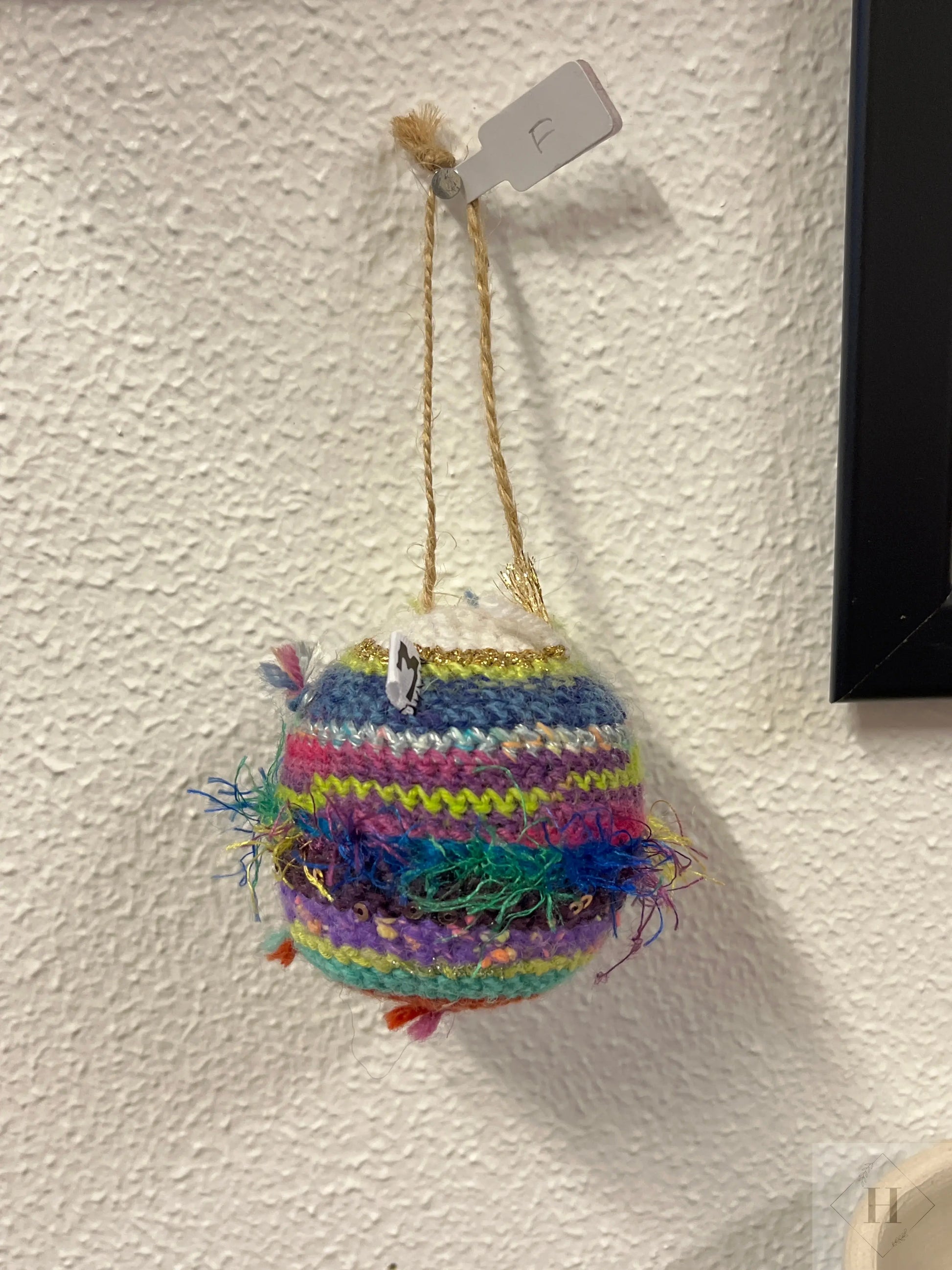 Hæklede farverige ophæng Møhlde