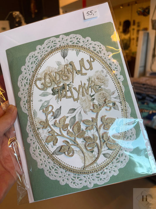 Guldbryllup - kort Helle Vang