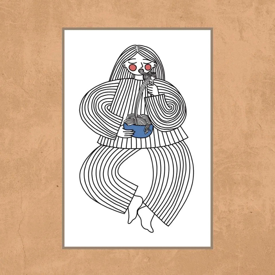 Kunstprint - Spisetid