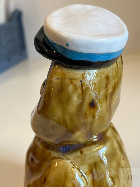 Studenter ugle i keramik - blå student (2. sort) By Victoria Juul