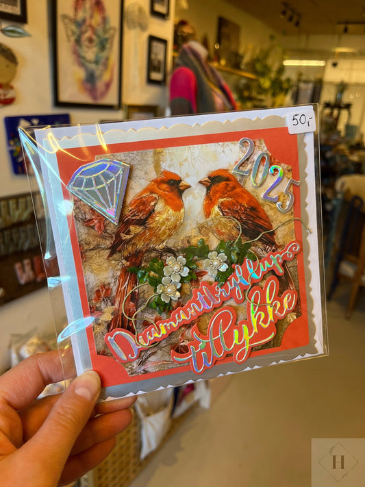 Diamant bryllup - kort Helle Vang