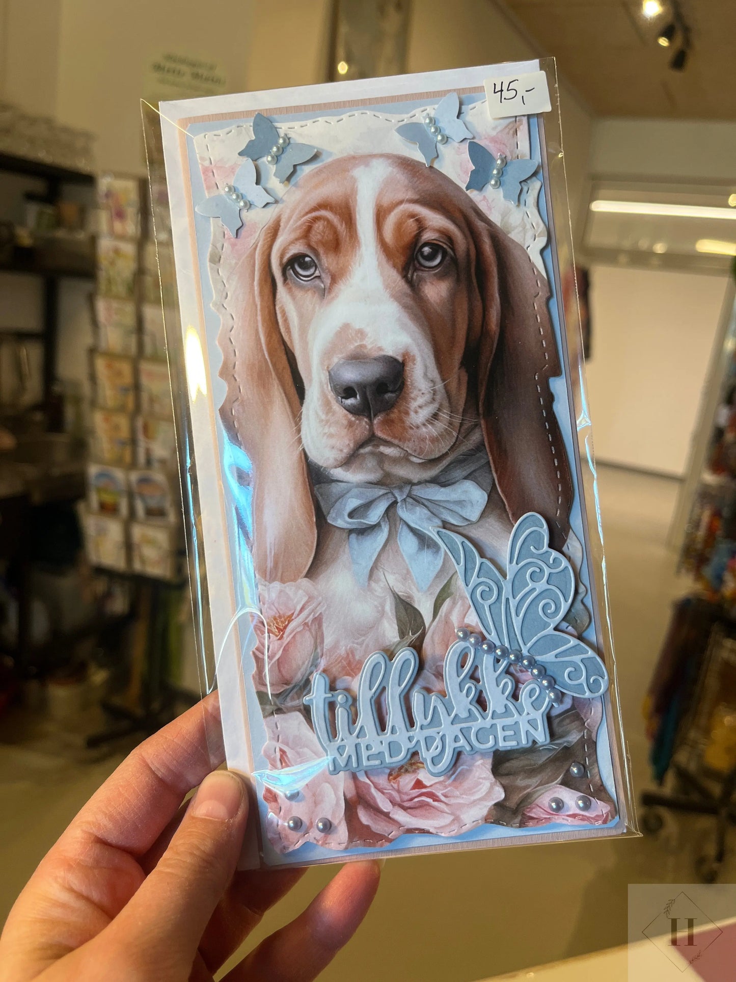 Tillykke - kort (Hund) Helle Vang