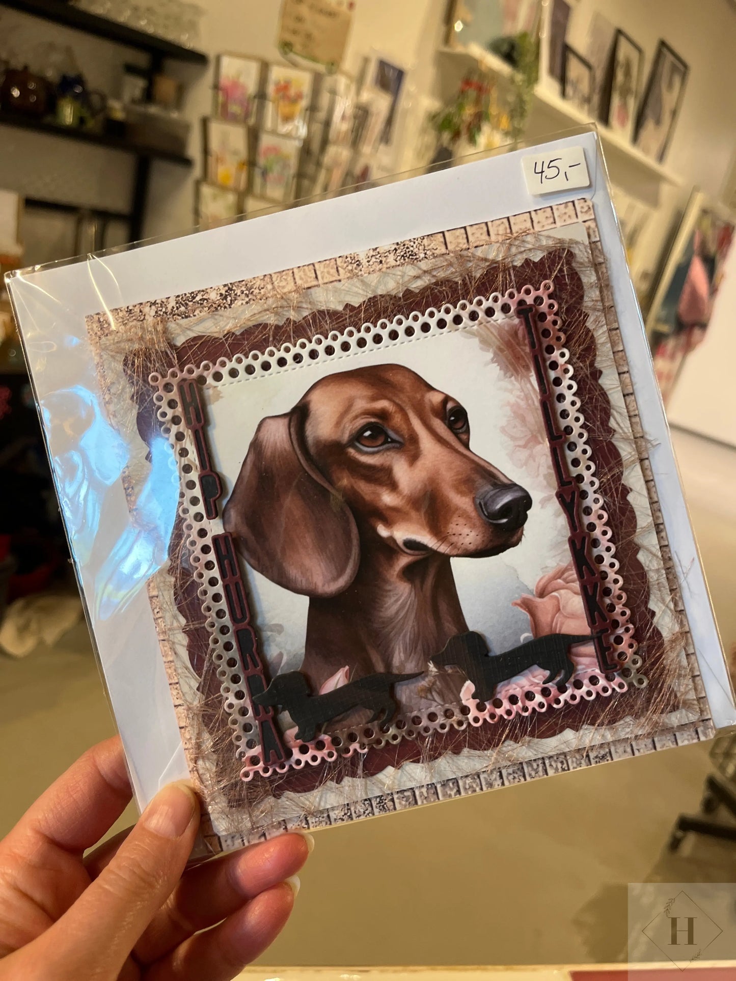 Fødselsdag (hund) - kort Helle Vang